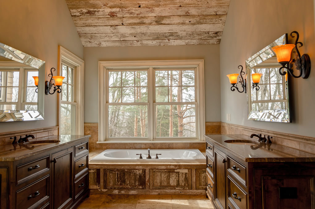 Bathroom with storage for small spaces